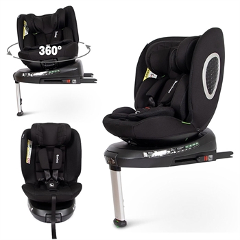 Baninni Bilbarnstol I-Size 0-19kg Veliofix 360 Grå